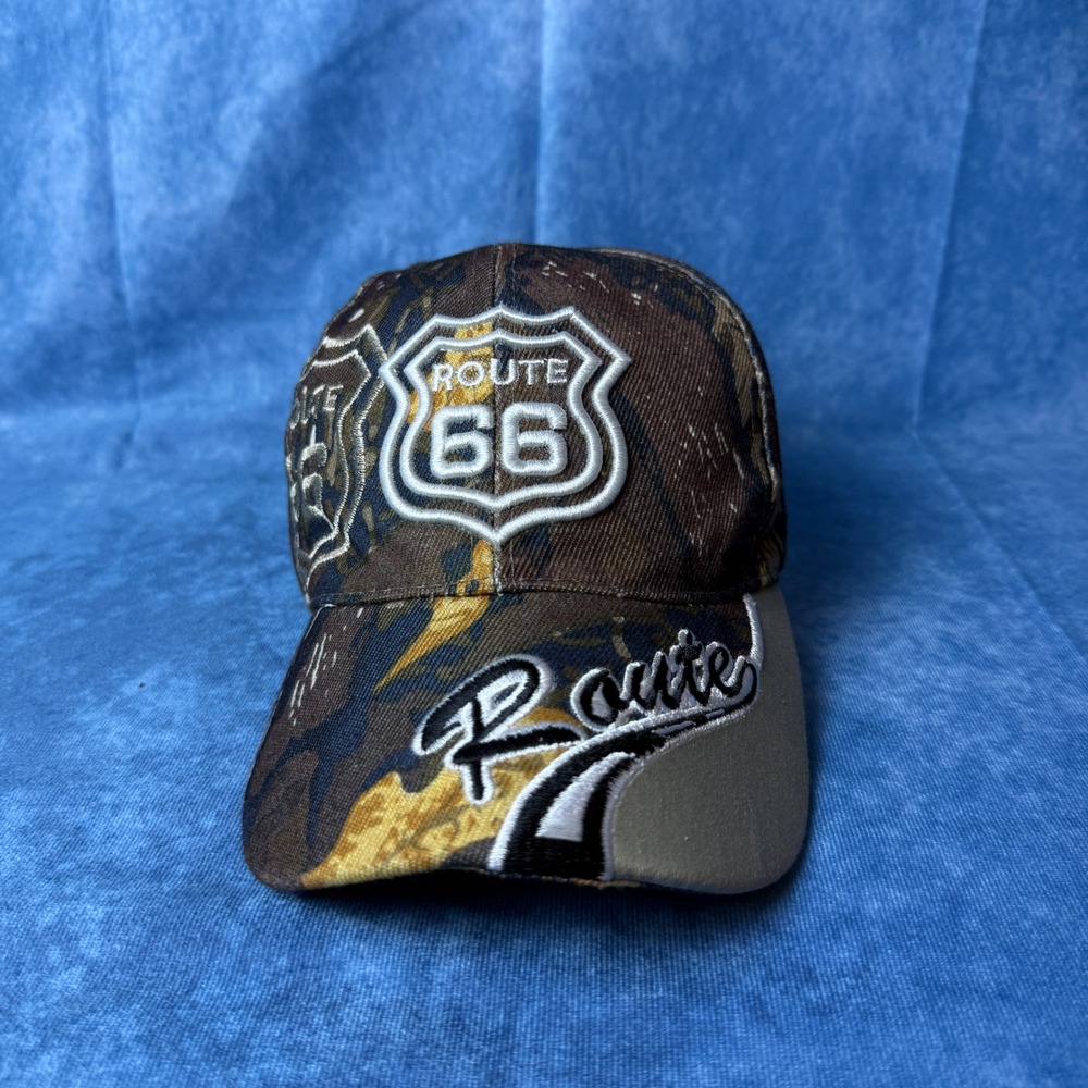 Route 66 Realtree Camo Adjustable Baseball Cap Embroidered Outdoors Hunting Hat
